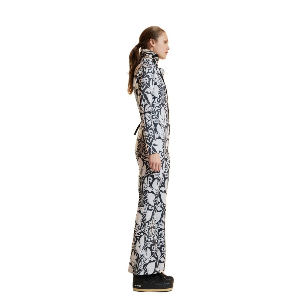 NWT Cynthia Rowley Bonded Ski Suit Womens S Black White Snowsuit Winter - Picture 3 of 10
